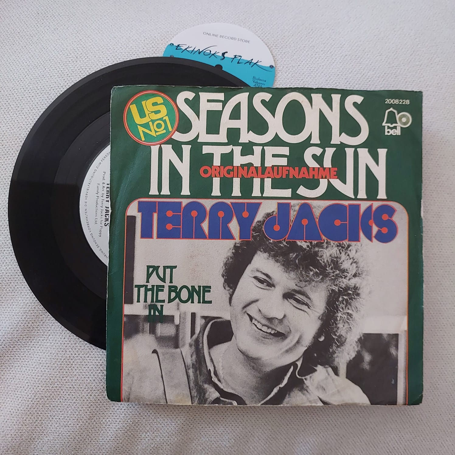 Terry Jacks - Seasons In The Sun, 7", 45lik, Plak