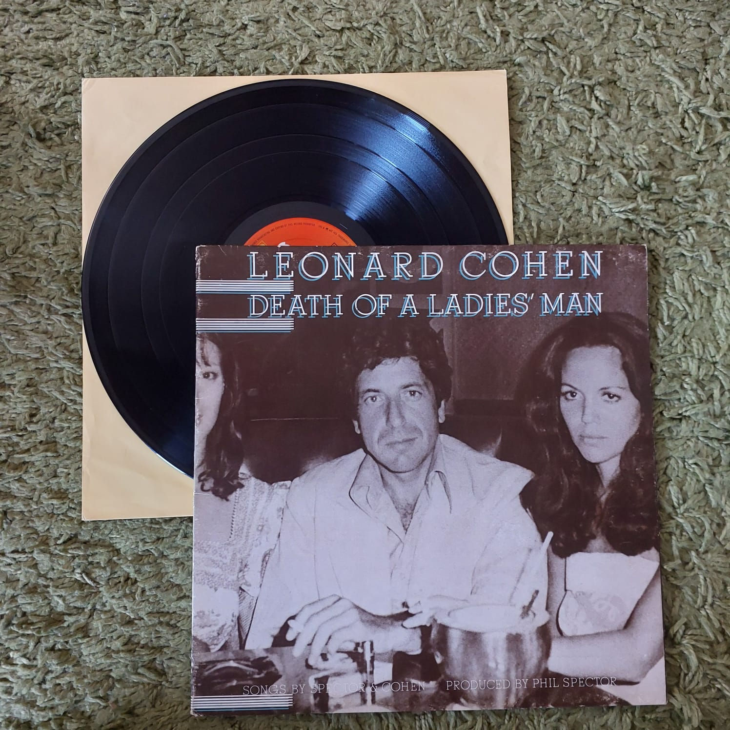 LP - Leonard Cohen - Death Of A Ladies' Man, Albüm, Plak