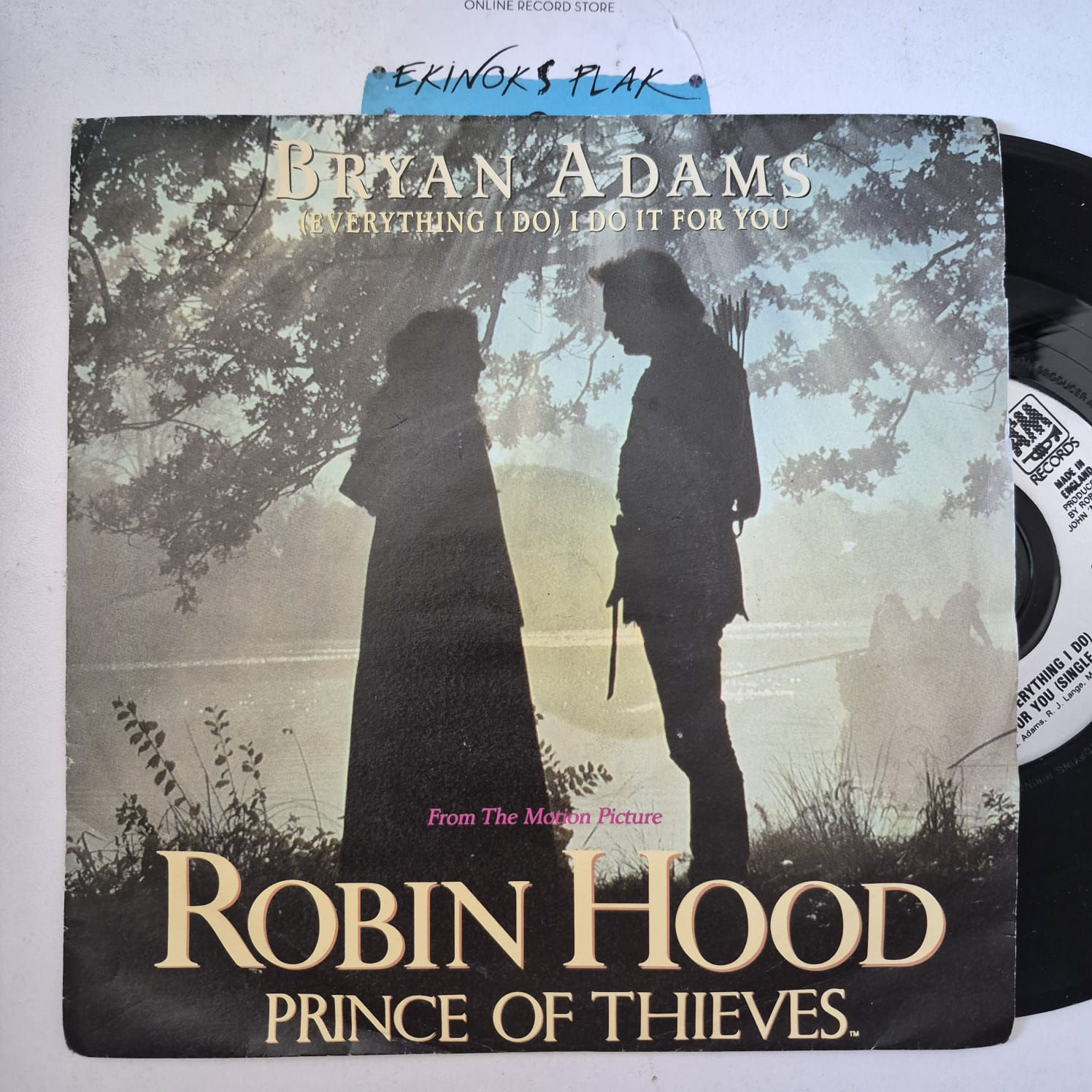 Bryan Adams - (Everything I Do) I Do It For You, 7", 45lik Plak