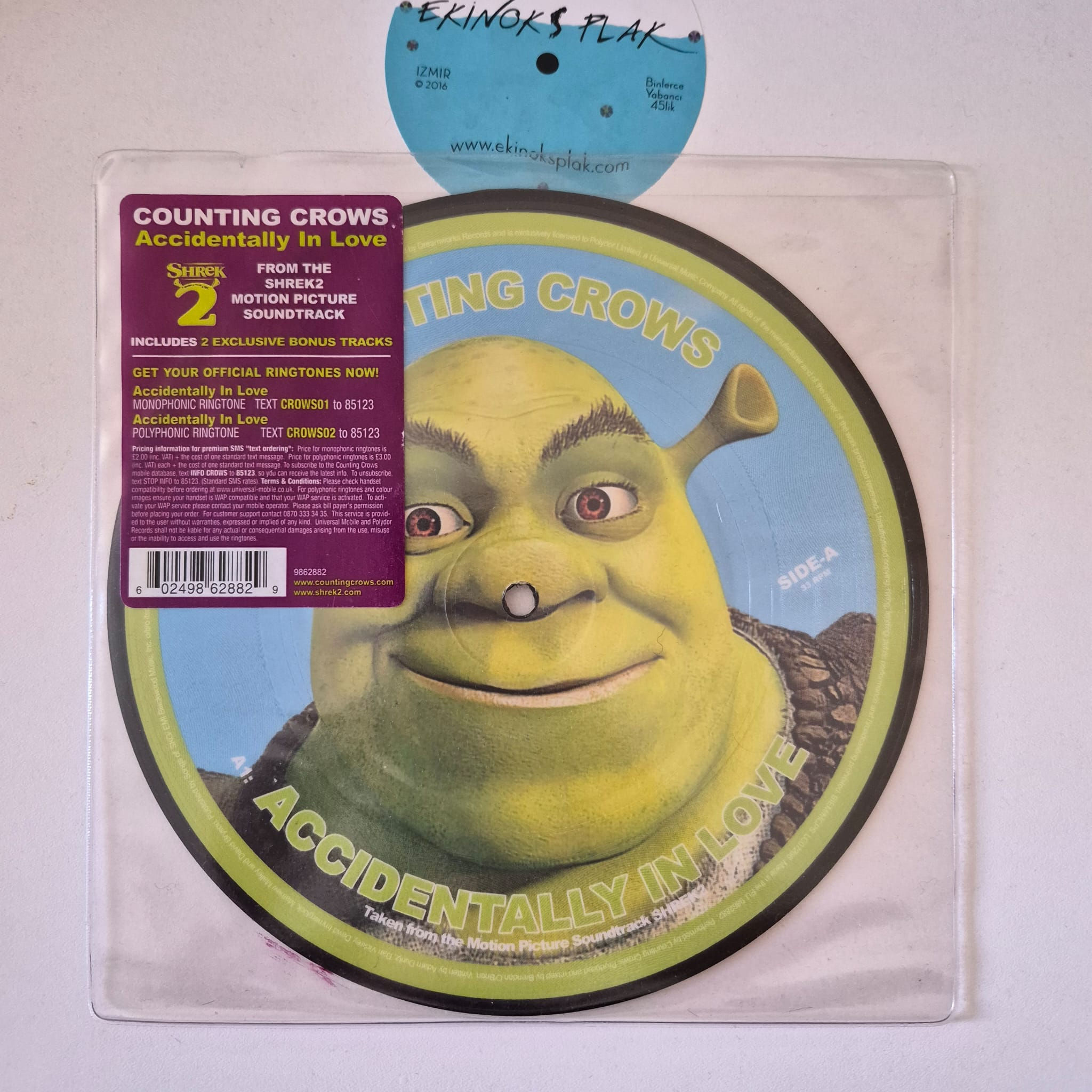 Shrek 2 (Original Soundtrack), 7", 45lik, Plak