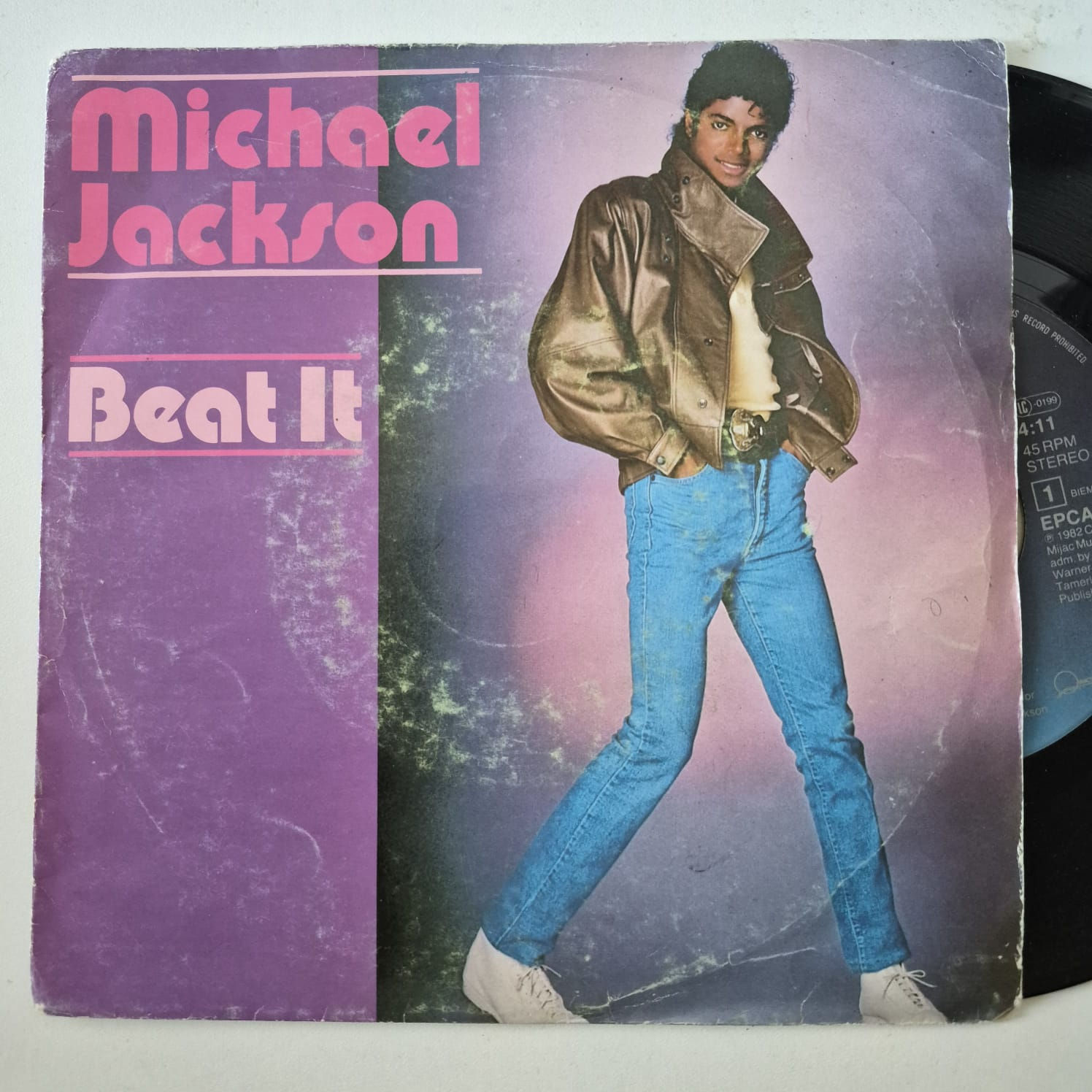 Michael Jackson - Beat It, 7", 45lik, Plak