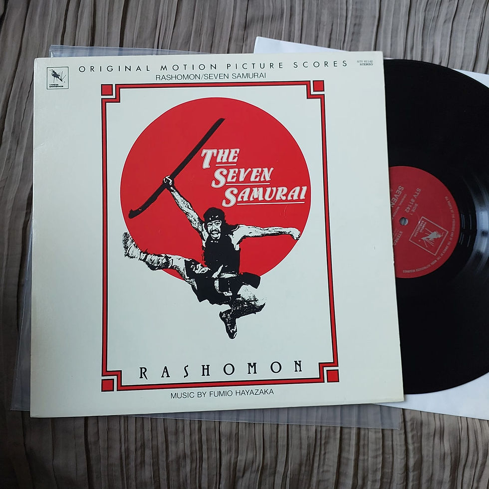 LP - 7 Samuray Film Müziği - The Seven Samurai / Rashomon, Plak