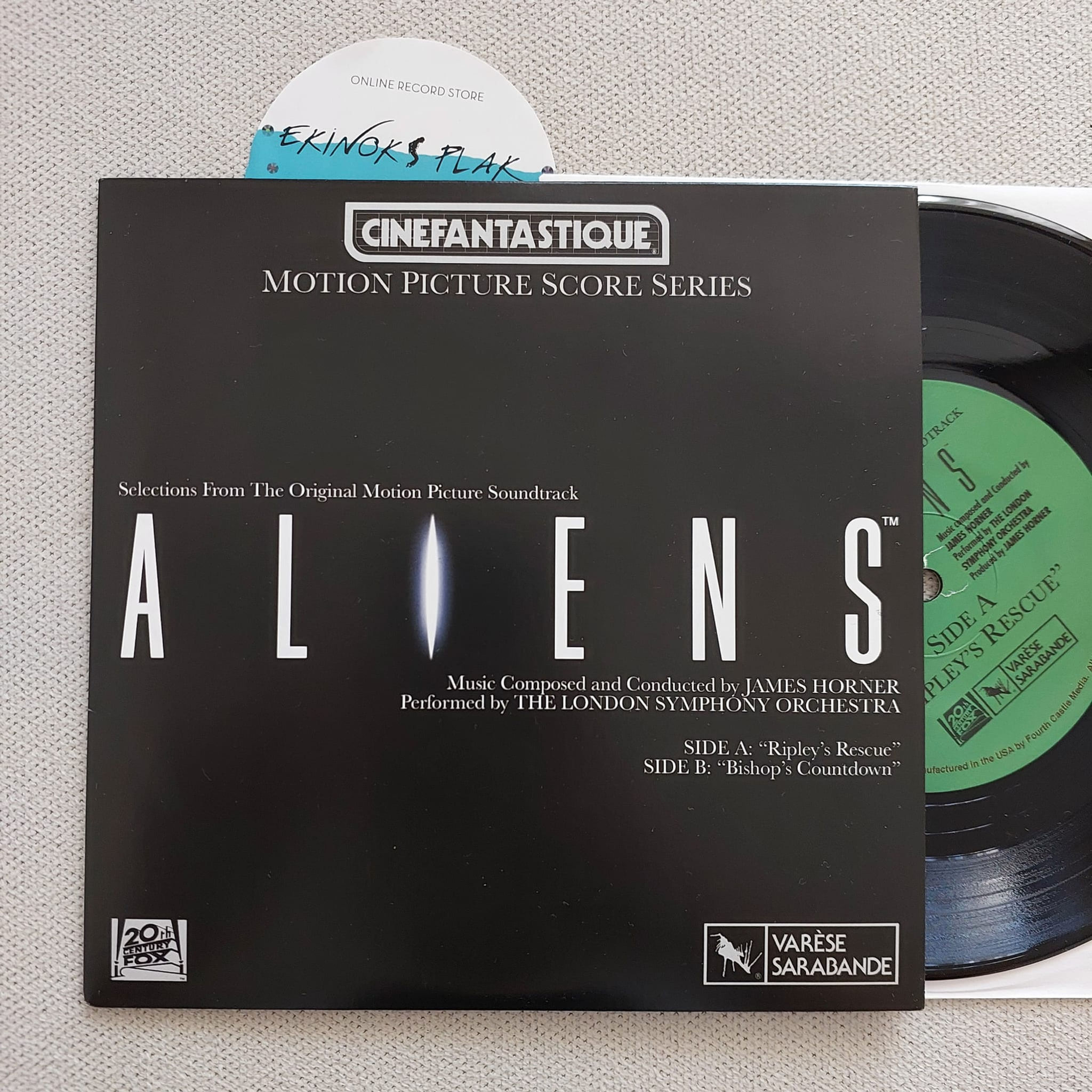 Aliens Film Müziği, 7", 45lik Plak