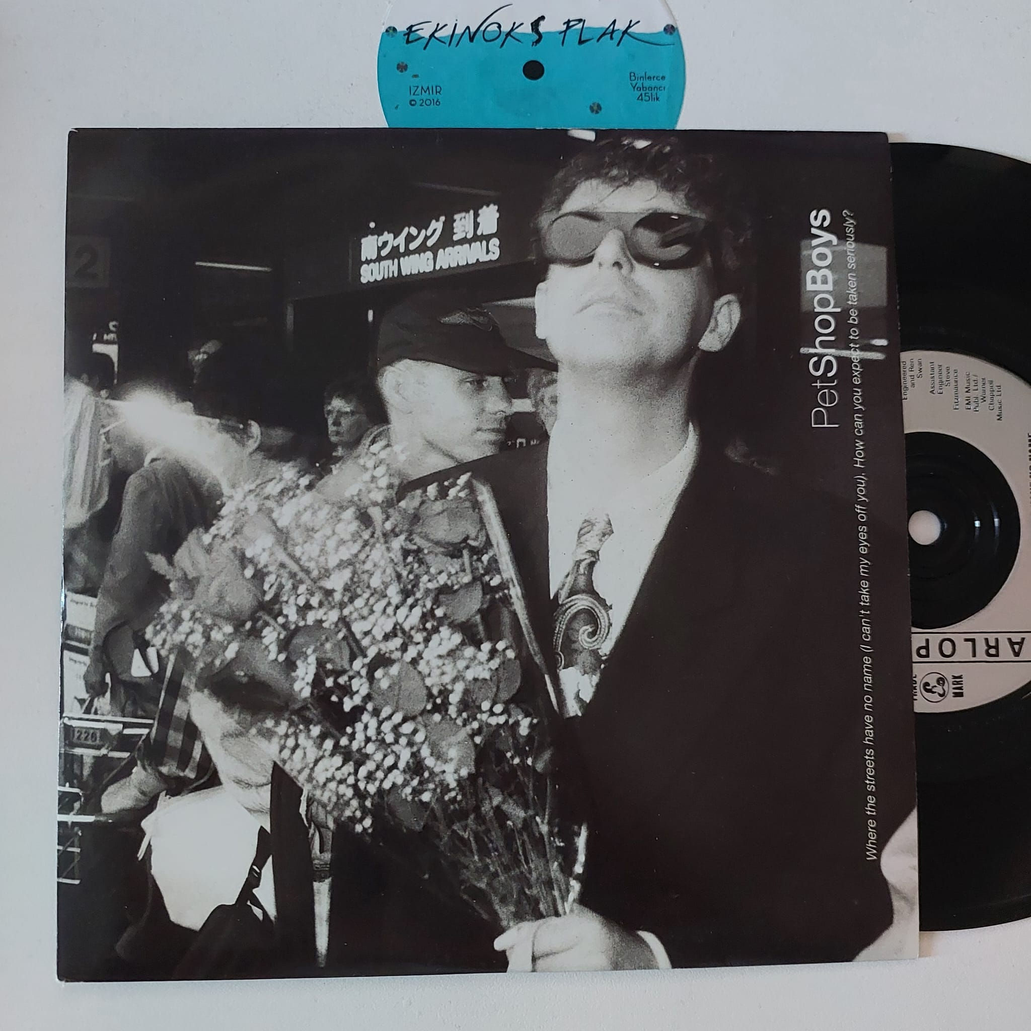 Pet Shop Boys - Where The Streets Have No Name , 7", 45lik Plak