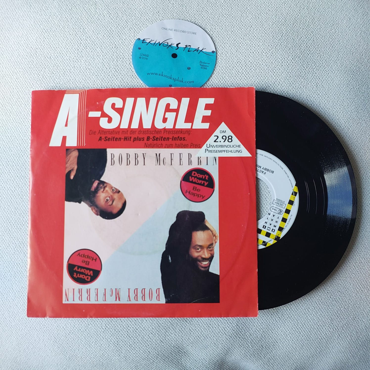 Bobby McFerrin - Don't Worry - Be Happy! 7", 45lik, Plak