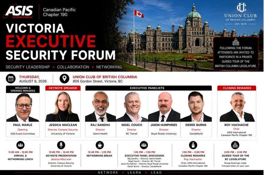 Victoria Executive Security Forum | August 6, 2026