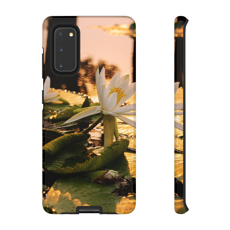 Thumbnail: Water Lily - Flower - Sunset - Tough Case - Samsung Case