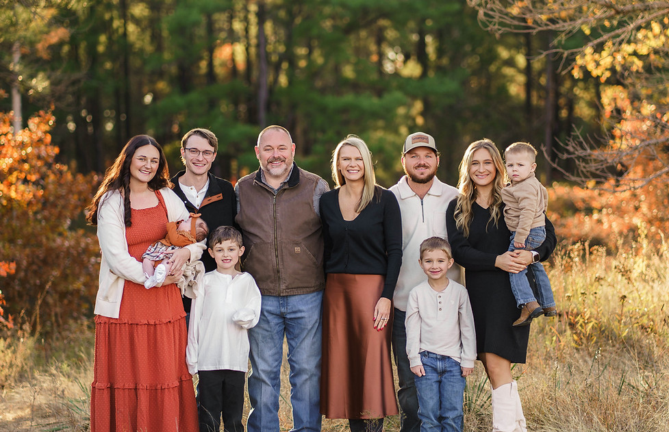 Colby Shawn with family in Wise County community