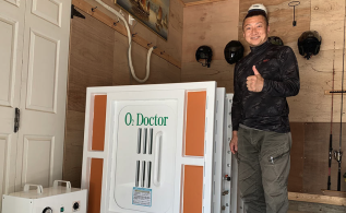 O2DOCTORキャビン（1.3〜1.9気圧）―加藤様（シッティングバレーボール 日本代表）