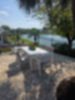 Outdoor Table Overlooking Lake