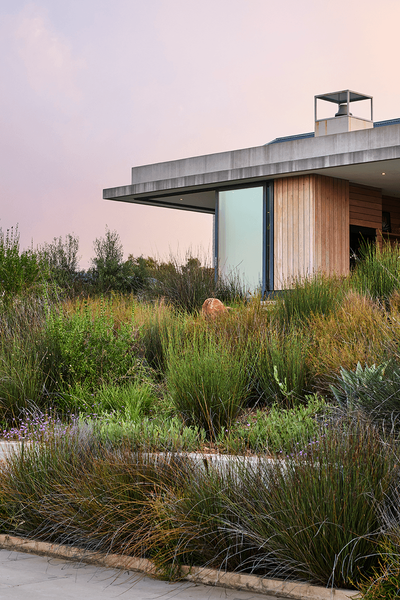 Modern Farmhouse design that opens up to the landscape.