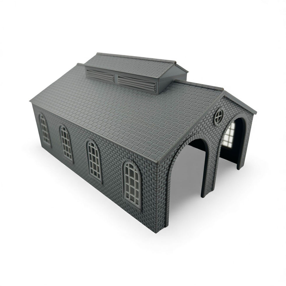 Thumbnail: Double Engine Shed/ Loco Shed - Open Both Sides