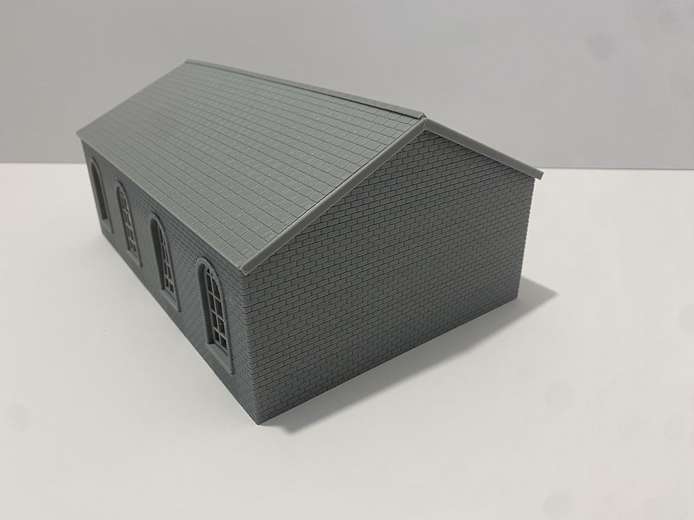 Thumbnail: Double Engine Shed/ Loco Shed - Open One Side 