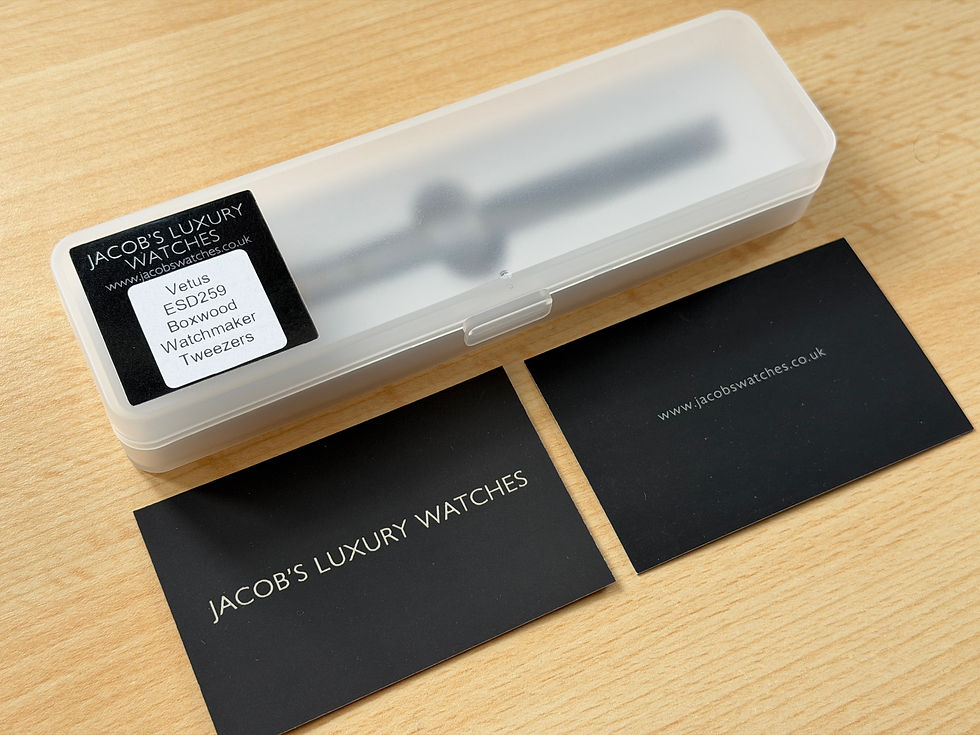 Thumbnail: Vetus ESD259 Precision Boxwood Watchmaker Tweezers