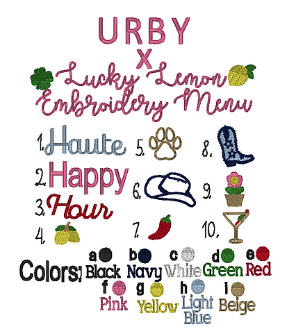 URBY Menu 7/31/25