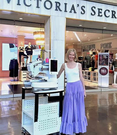 Emily, owner, at Victoria's Secret at Northpark for an on-site event