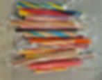 Assorted Broken Blackpool rock Sticks