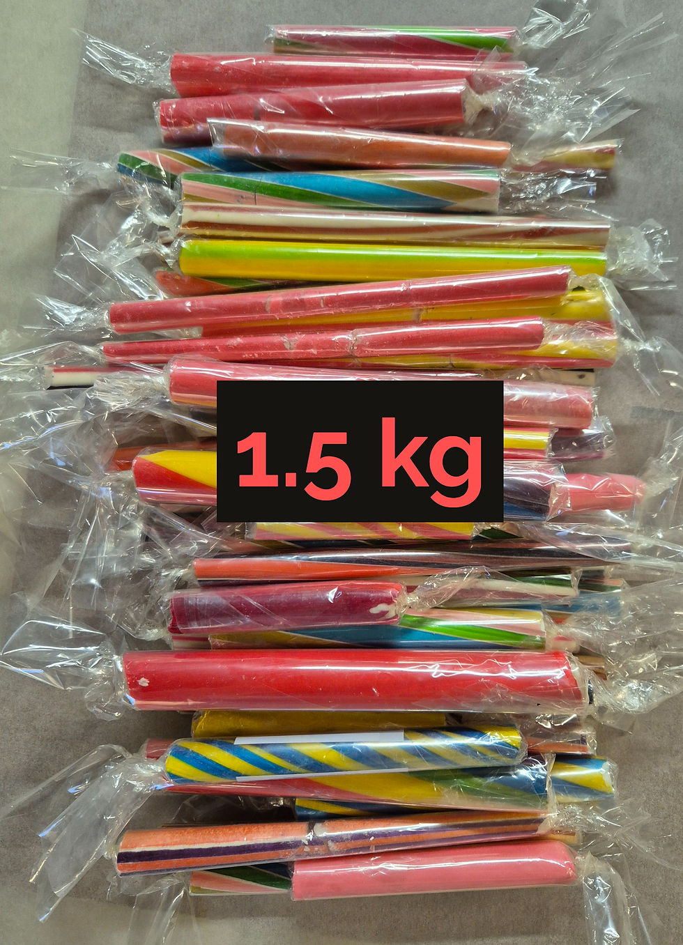 Thumbnail: 1.5kg BROKEN BLACKPOOL ROCK STICKS Mixed Assorted Flavours