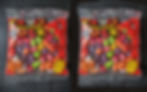 2 Bags of 300g Chopped Fruit Rock Pieces Sweets