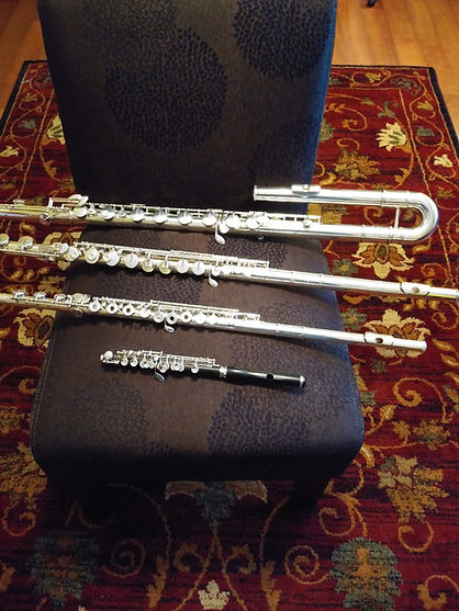 MusicSmiths Flute Studio -- 4 flutes