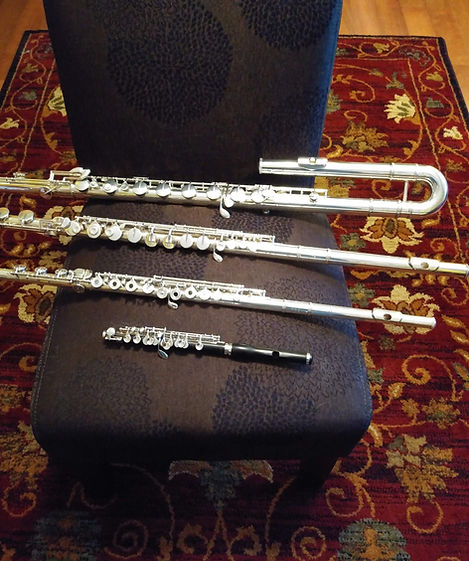 MusicSmiths Flute Studio -- 4 flutes