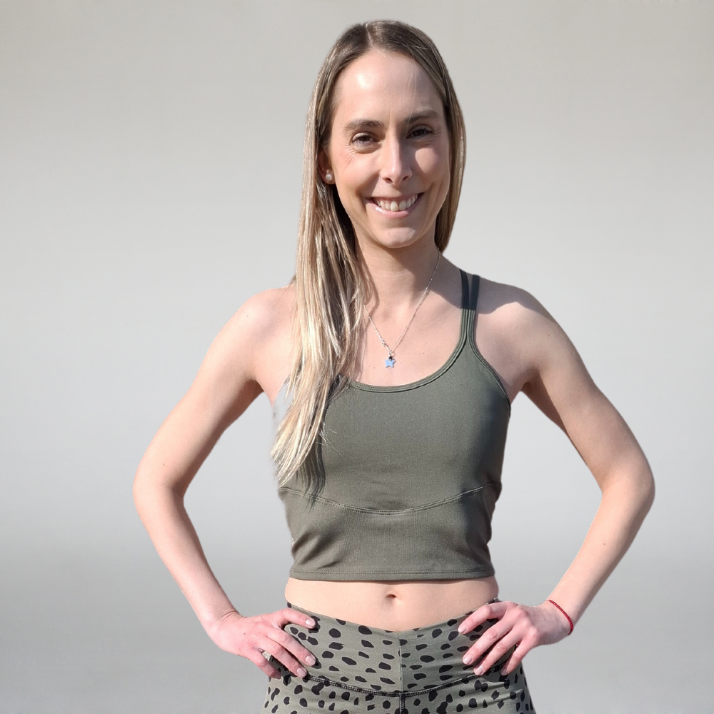 Peto modelo Crop top Verde musgo