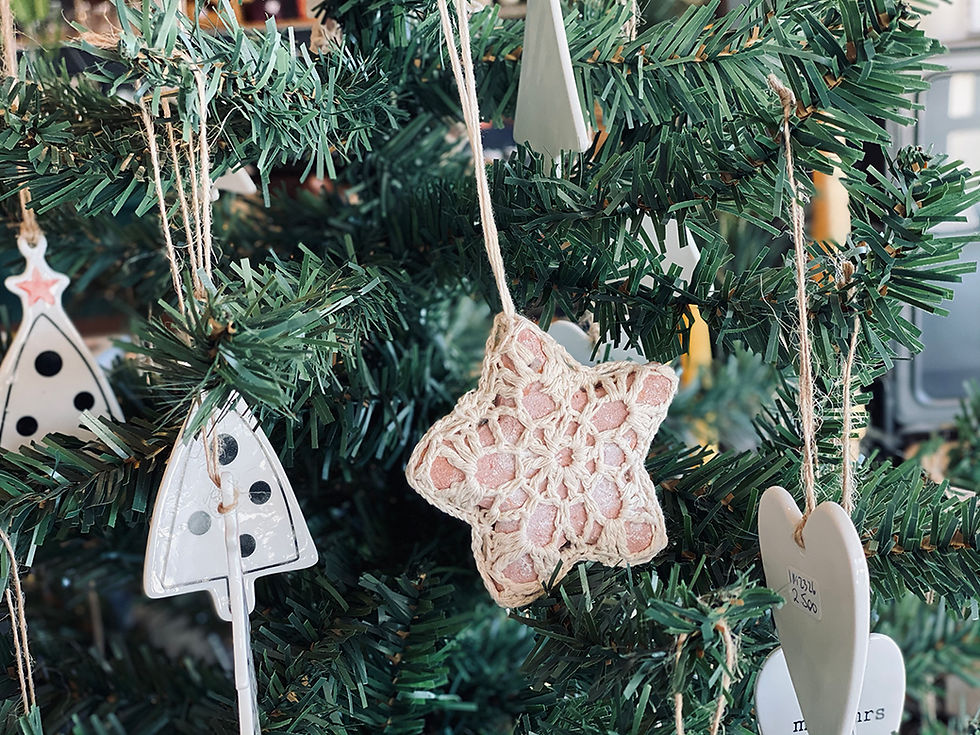 Miniatura: Colgante Estrella crochet