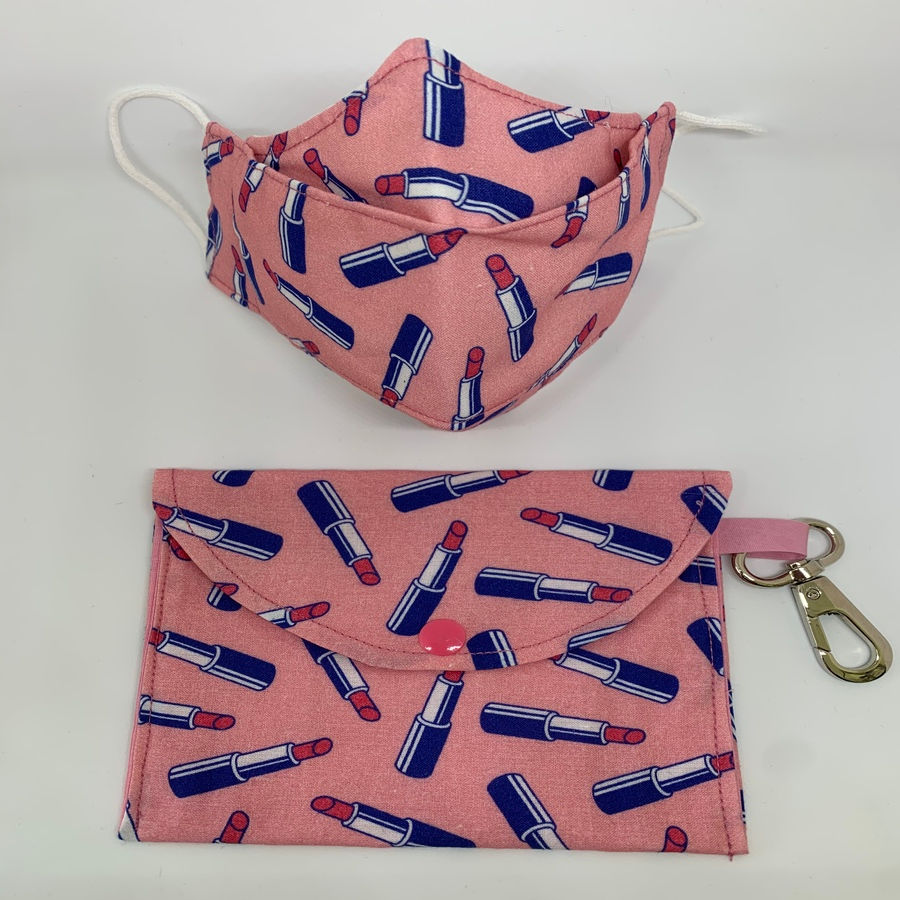 Mascarilla mujer con bolsita