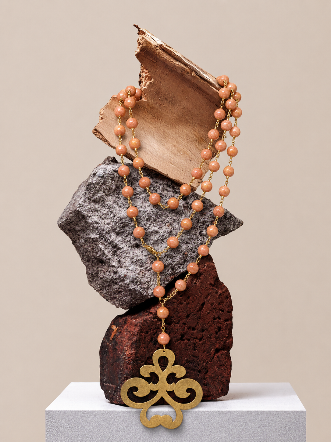 Collar Milagros Bronce
