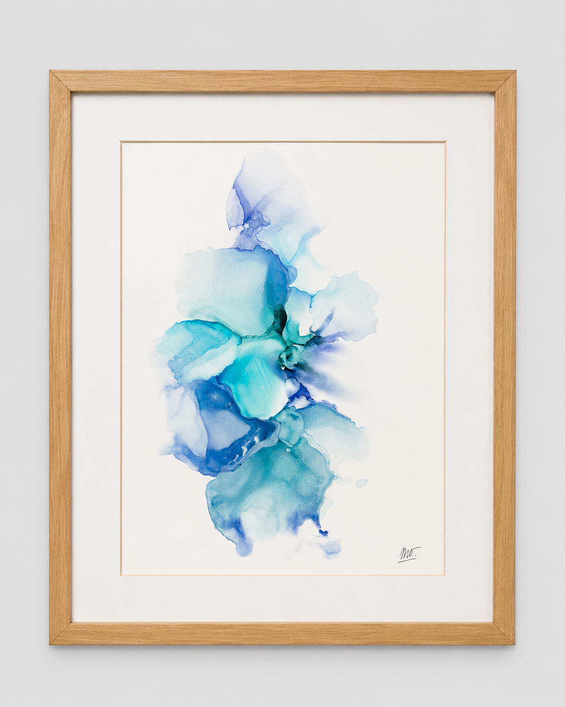 Estudio en azules y verdes I