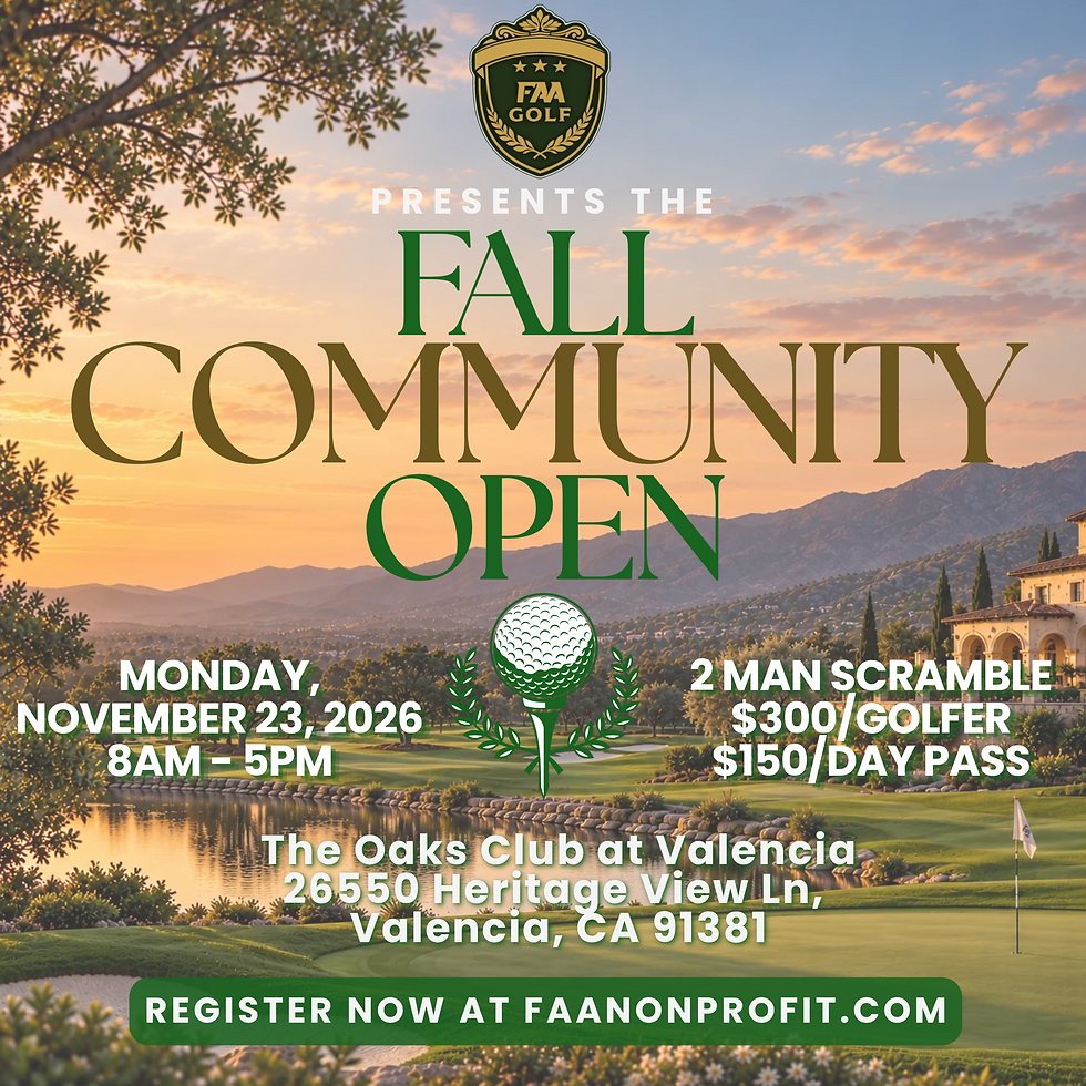 2026 FAA Fall Community Open