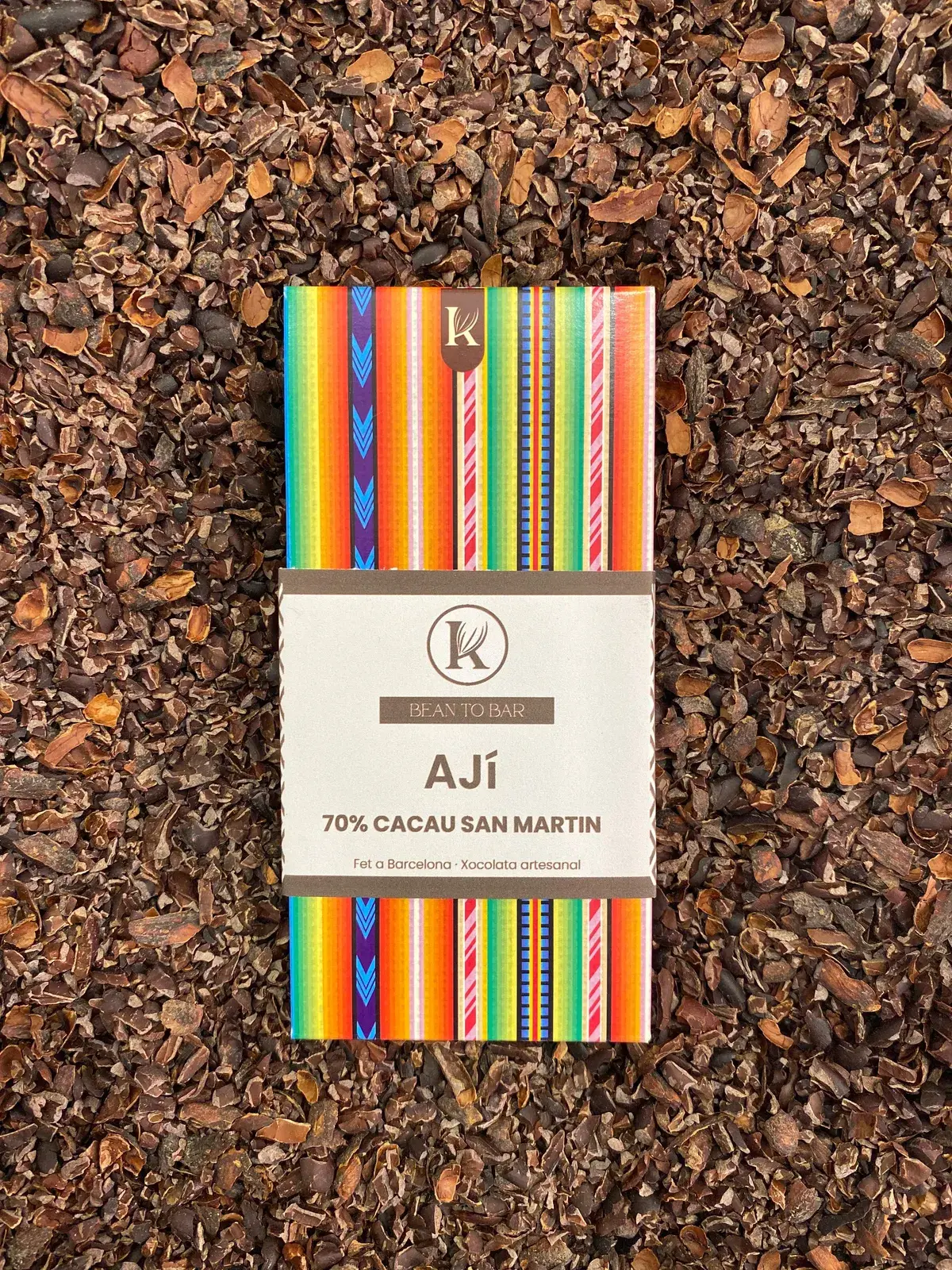 Barra de chocolate con picante