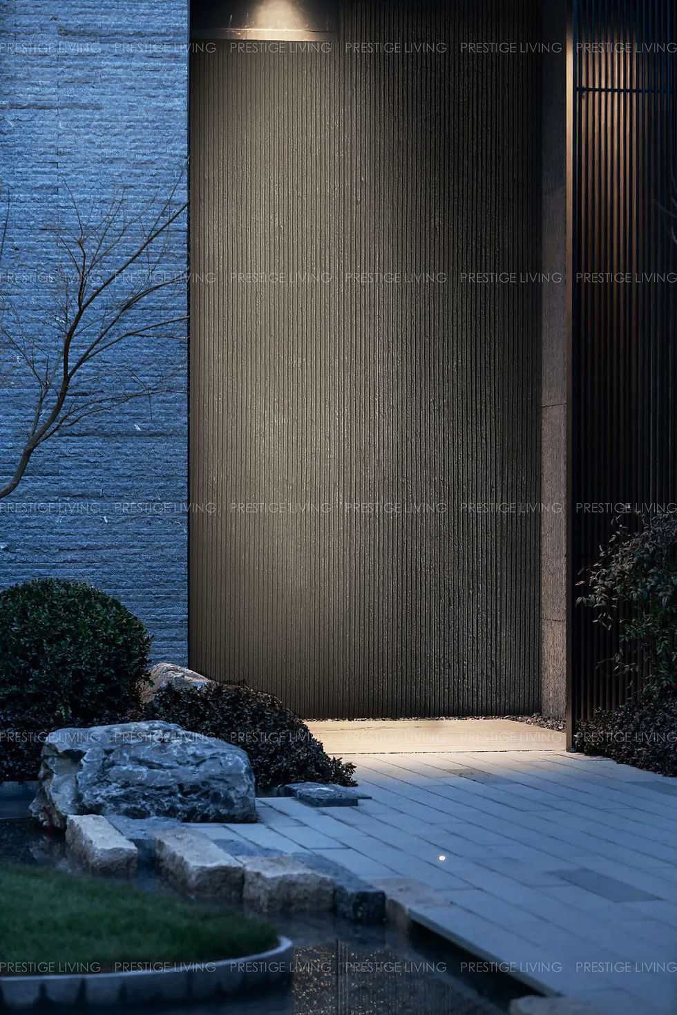 MCM Econic Clay Cladding, แผ่นดินเหนียวดัดแปลง, สำหรับปิดผิว, วัสดุกรุผนัง, Square Line stone, หินเซาะร่อง