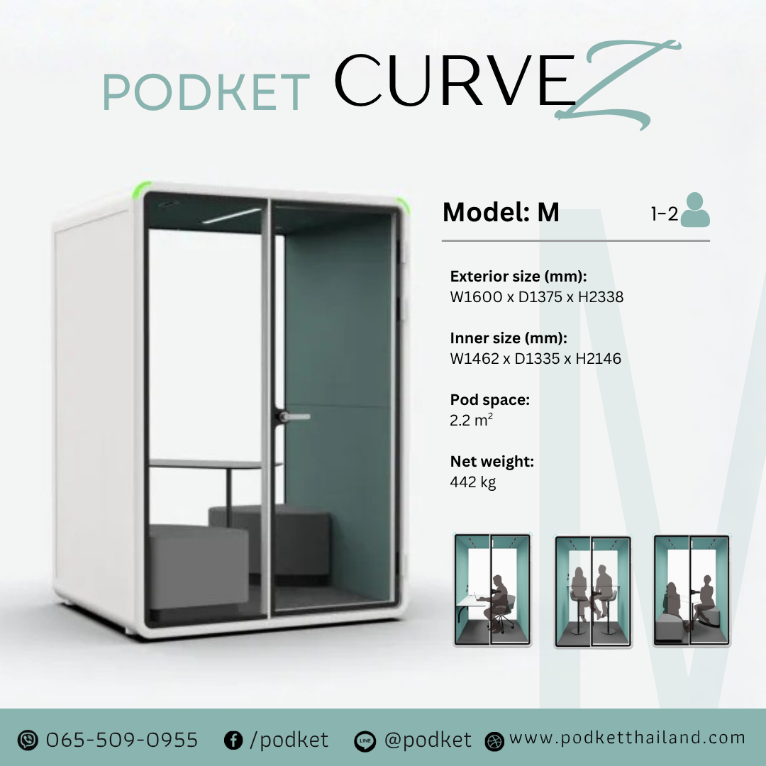 Podket, ตู้คุยโทรศัพท์, ตู้ประชุมเก็บเสียง, Meeting pod, phonebooth, ตู้กรี๊ด, ตู้เก็บเสียง, ตู้ทำงาน