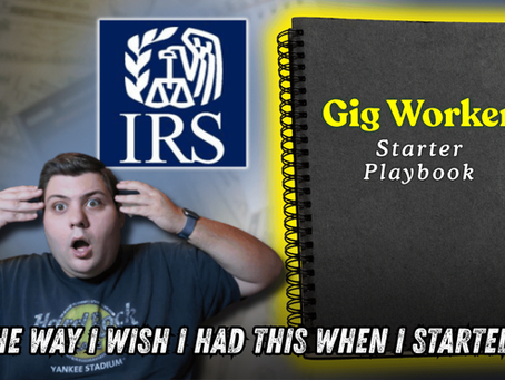 The Gig Worker Starter Tax Playbook: How to Protect Your Money From Day One!!