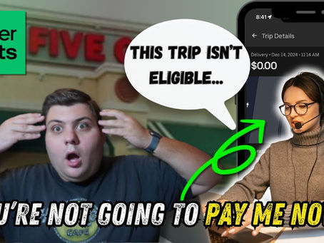 UberEats CANCELED Order Cancelation Fees!! Here's How I Got Paid Anyway!