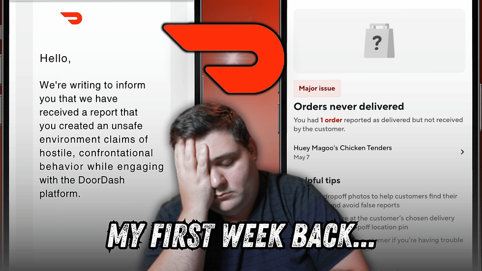I Got Burned TWICE After Getting Reactivated on Doordash, Here’s What Happened…