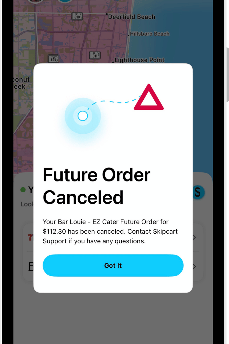 ...and open the app to this message.
