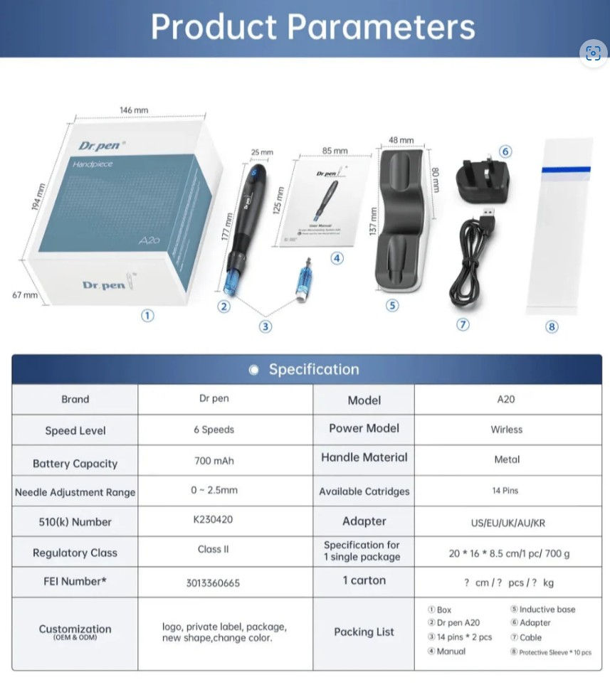 Thumbnail: Dr. Pen A20 Professional Series Microneedling System