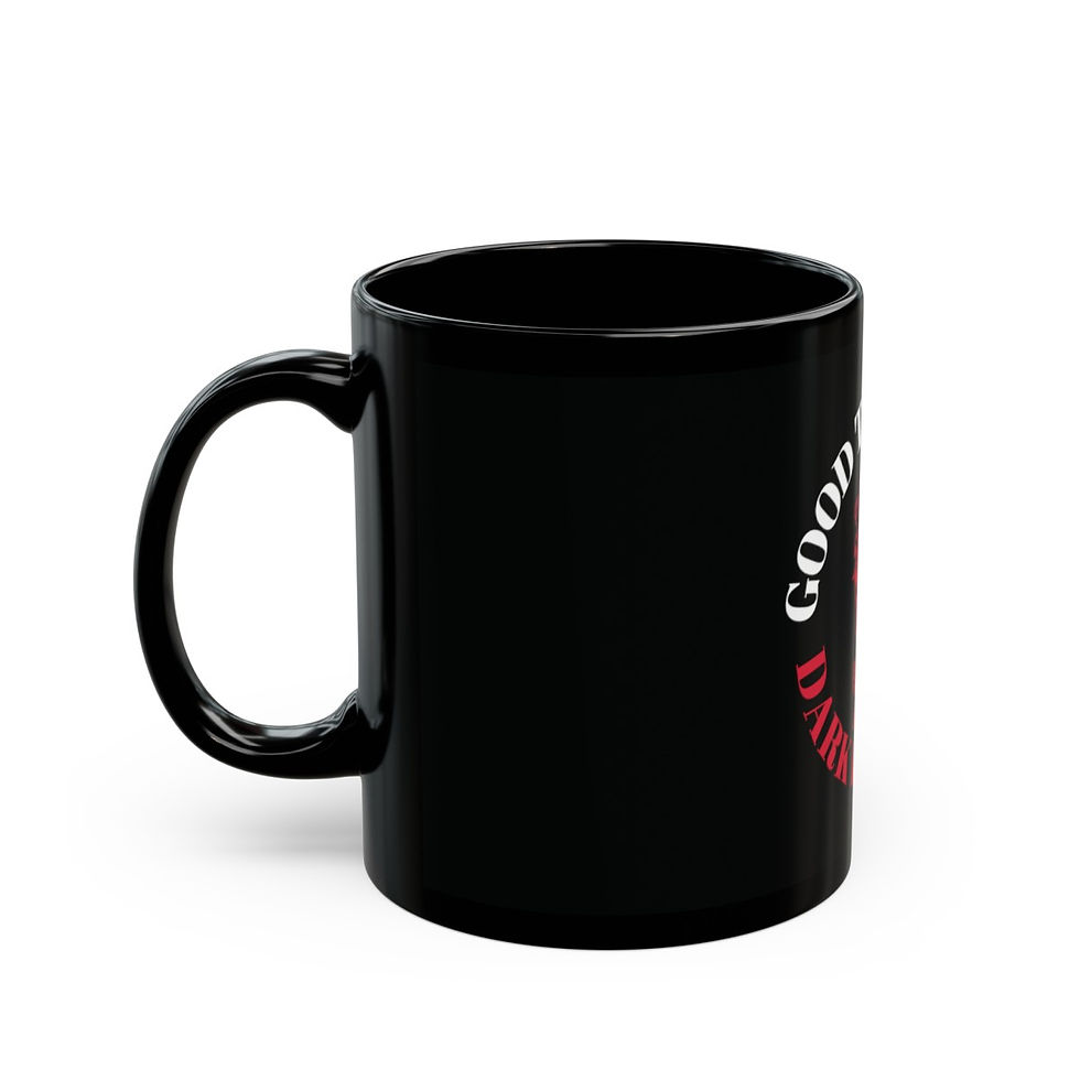 Thumbnail: Good toys read dark romance Black Mug 