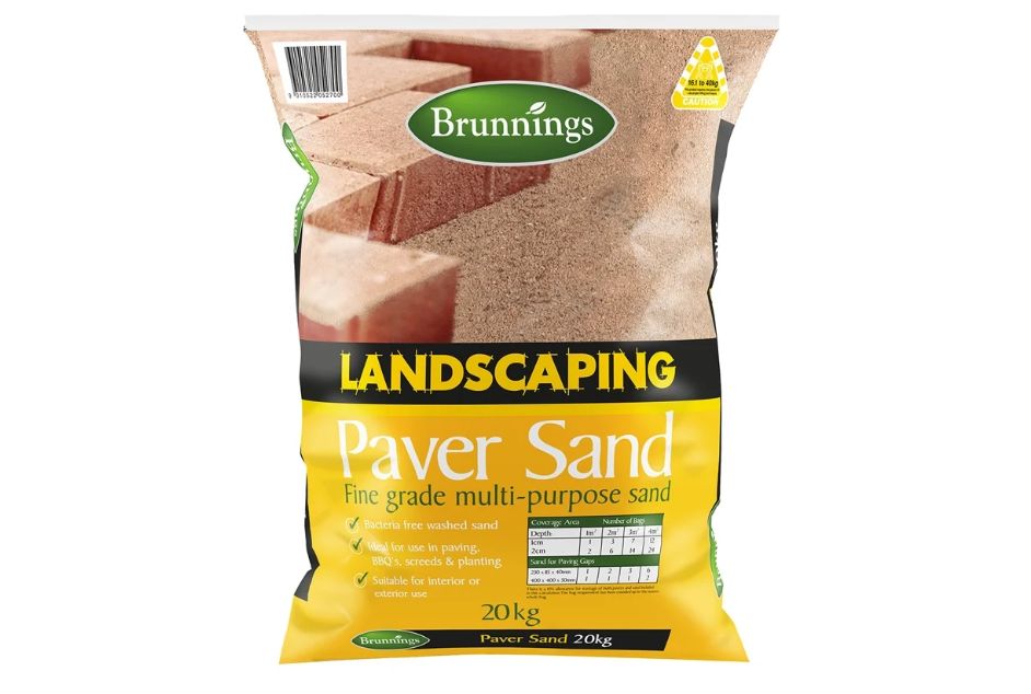 Brunnings 20kg Landscape Paver Sand from Bunnings