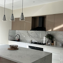 “Freshly cleaned modern kitchen with sparkling benchtops and tidy surfaces after a general house clean by Kav Cleans in South