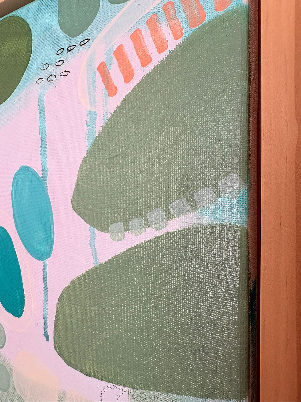 Thumbnail: Original artwork - framed - "A Garden for June"