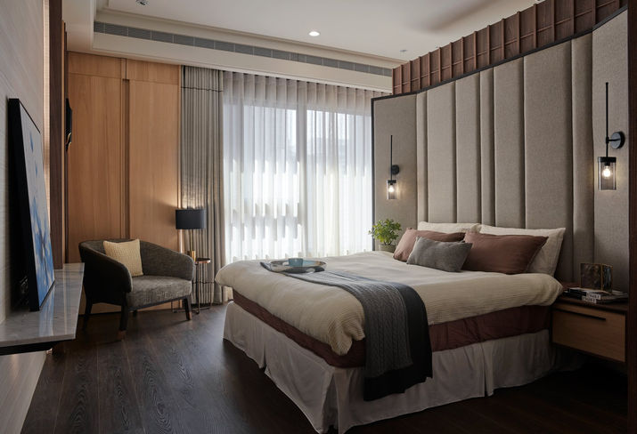 和境設計 中悅麗舍花園住宅空間拍攝 臥室