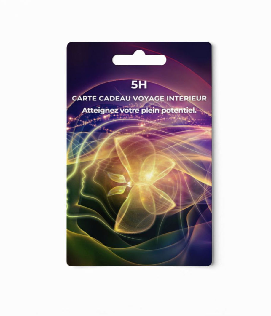 Carte cadeau voyage intérieur 5H