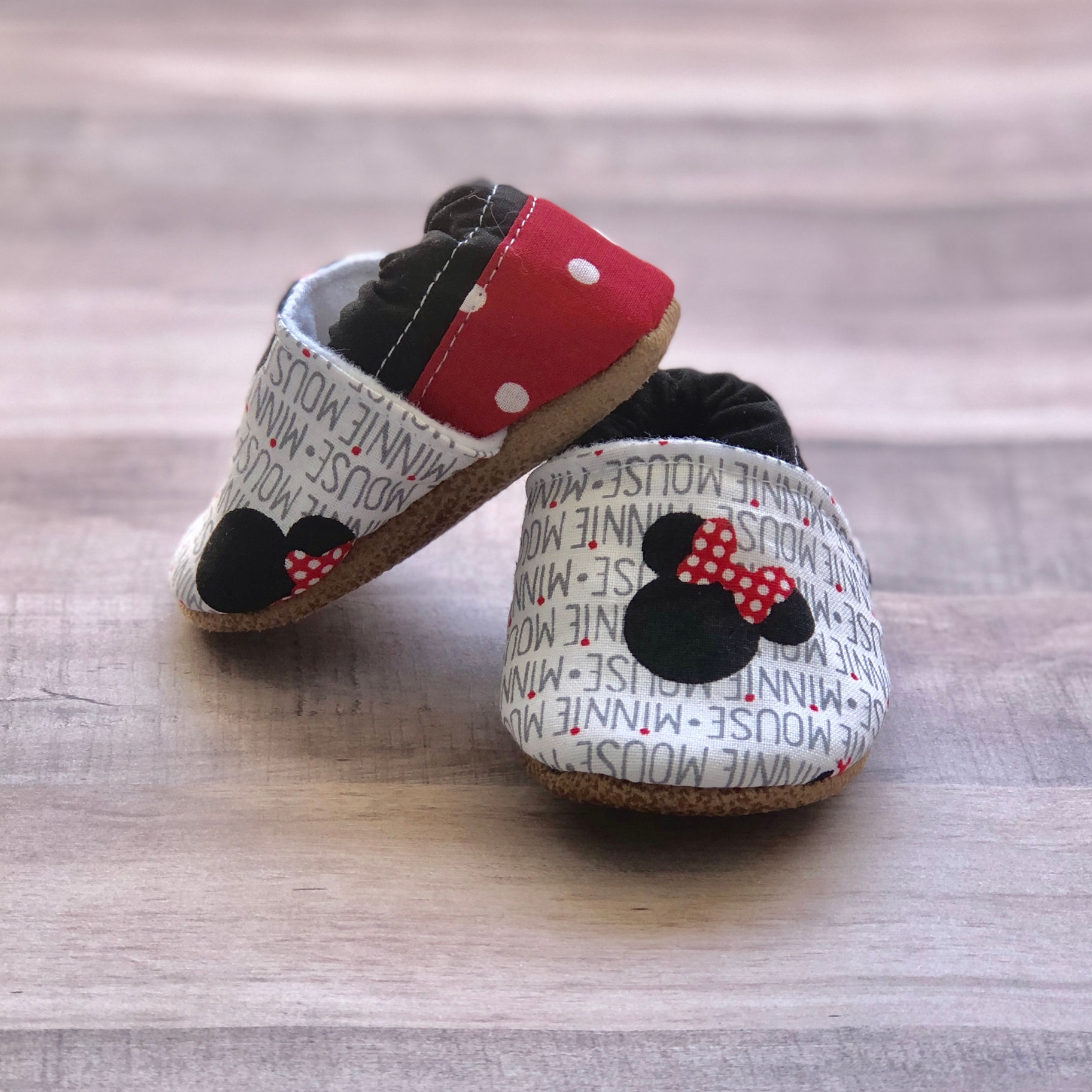 Minnie Mouse Moccasins