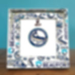 Thumbnail: Rustic shabby chic South Carolina Beaufort 8x8 photo frame with clip for 4x4 photos; perfect for dorm decor, alumni gifts, sp