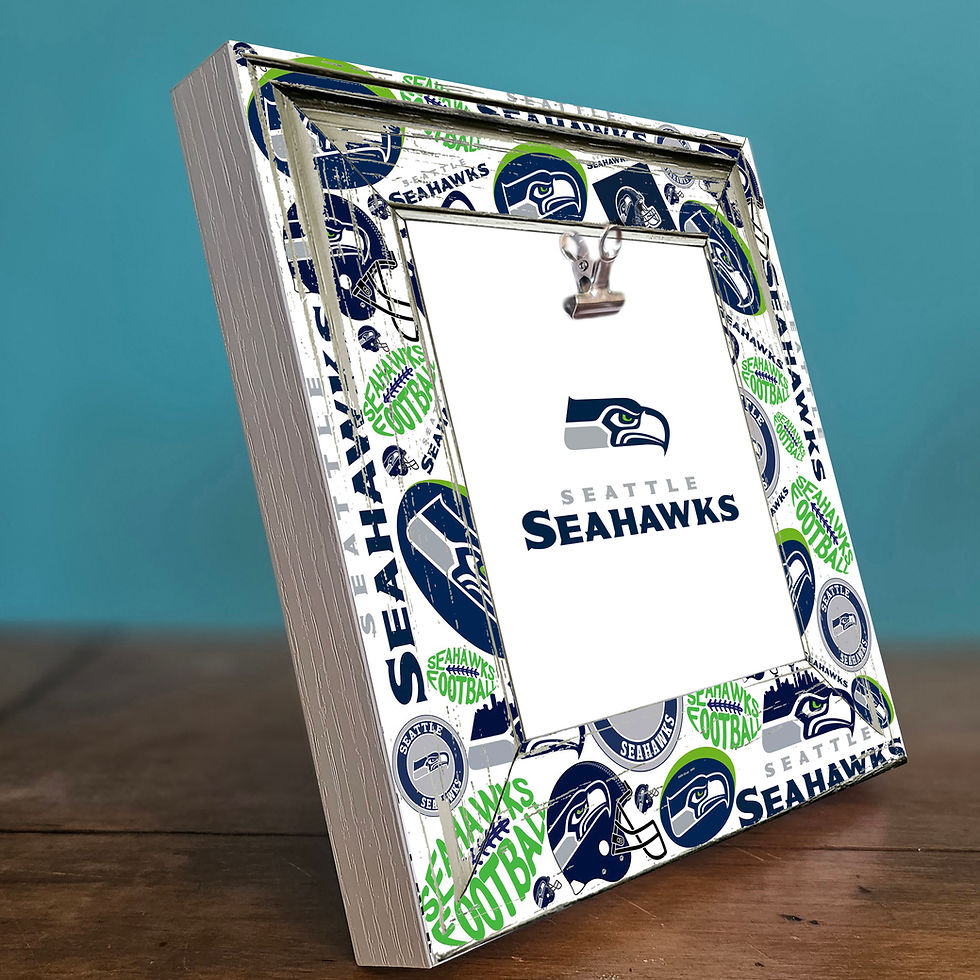 Thumbnail: Seattle Seahawks- NFL Photo Frame -8x8  Frame-Holds 4x4 Printed Phot