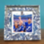 Rustic Tampa Bay Lightning hockey photo frame, perfect for fans & personalized gifts.