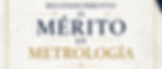 Reconocimiento al mérito en metrología